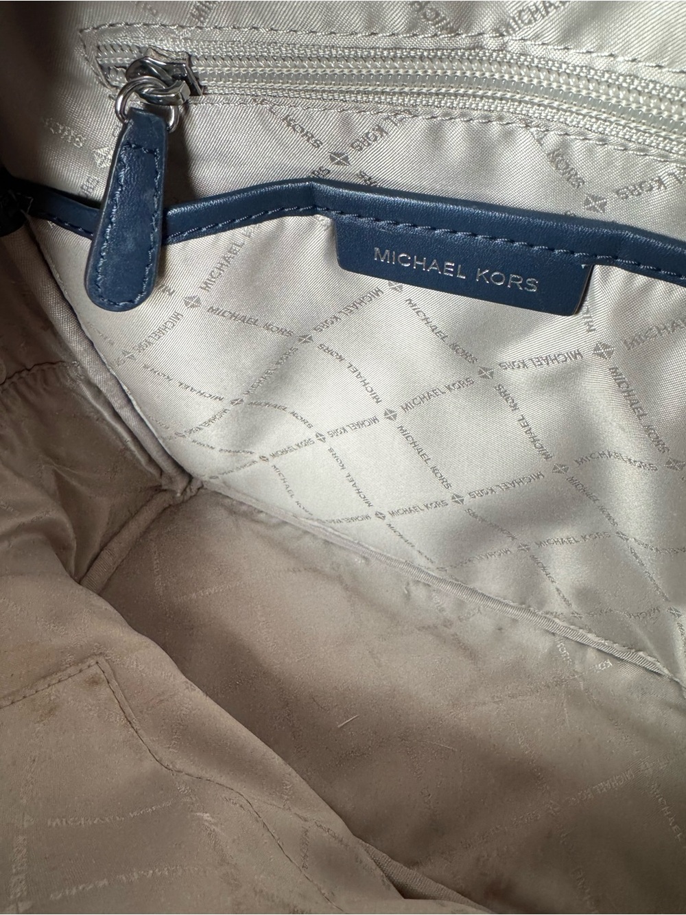 Michael Kors Kenly Medium Signature Logo Backpack - Picture 4 of 10